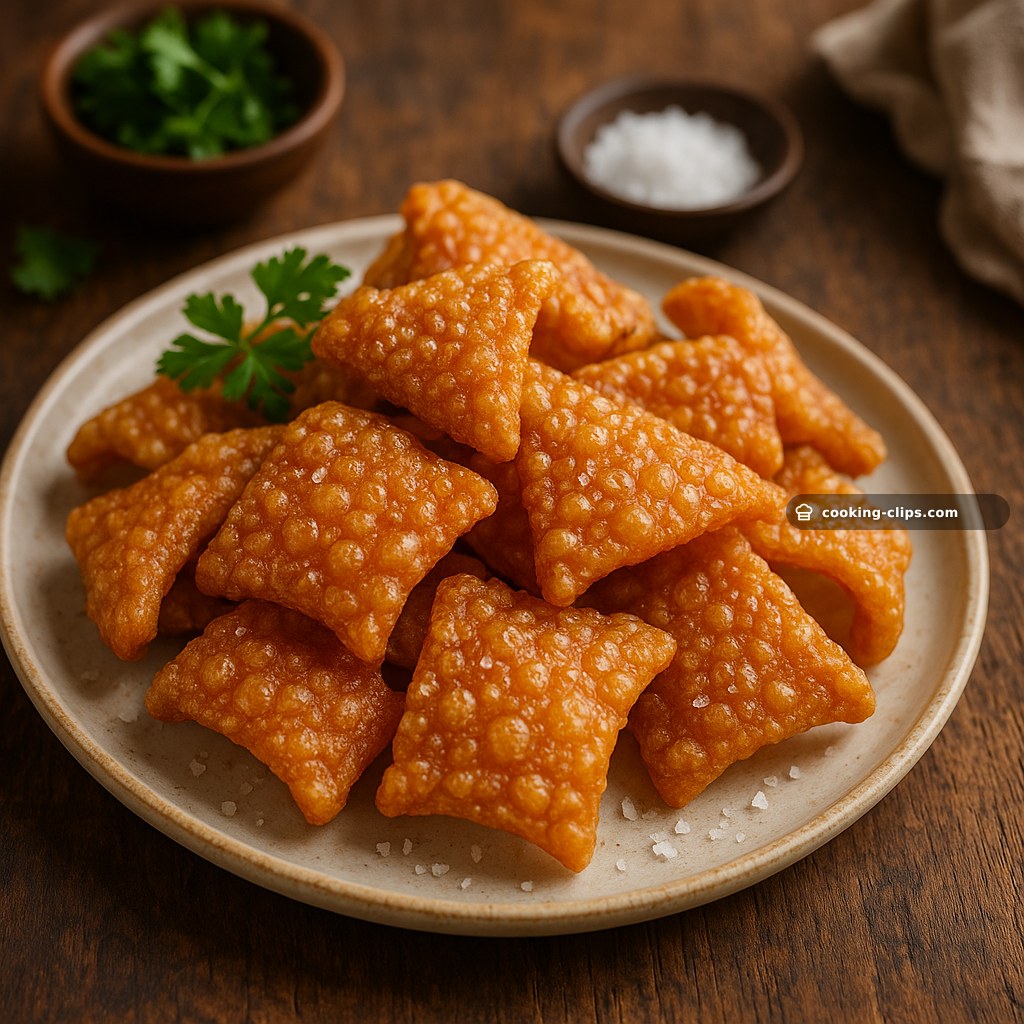 Pork Crackling (Oven-Baked Pork Crackle) — Snack recipe