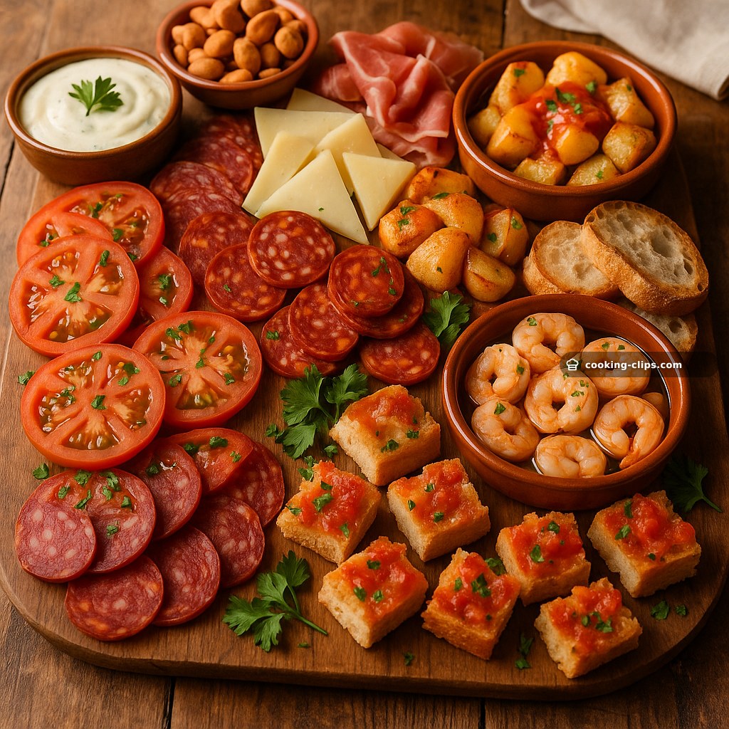 Gran Tabla de Tapas Españolas (para 10–12) — Snack recipe