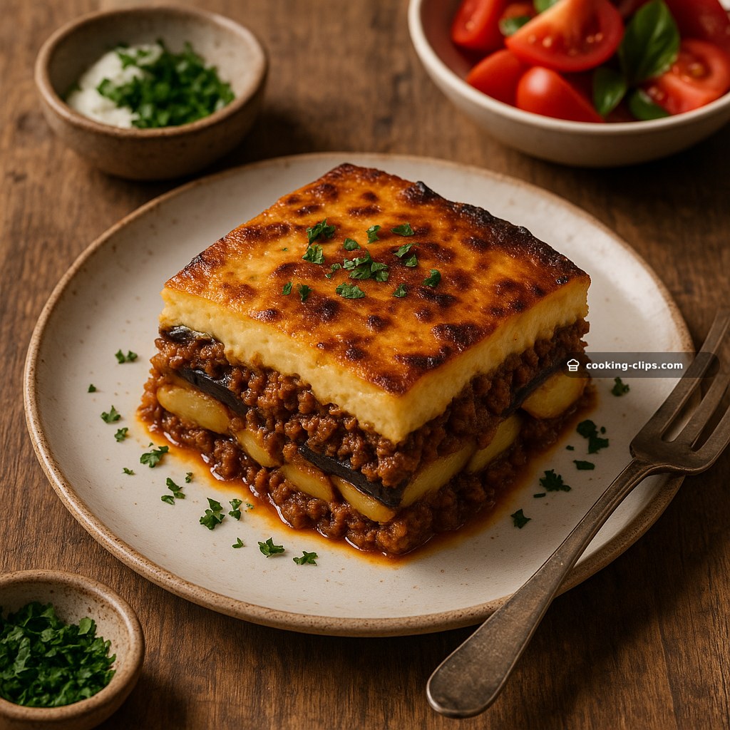 Μουσακάς (Greek Moussaka) — Dinner recipe