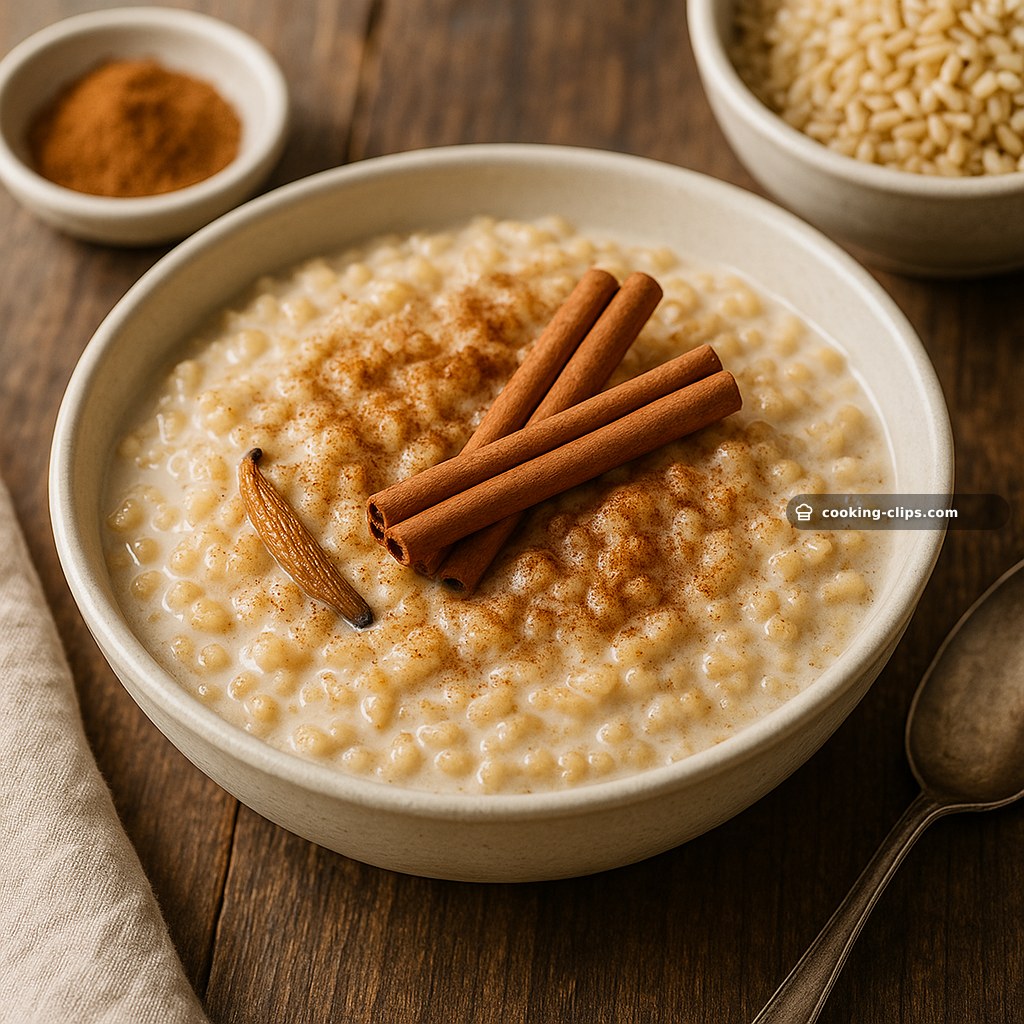 Cinnamon-Vanilla Rice Pudding — Dessert recipe