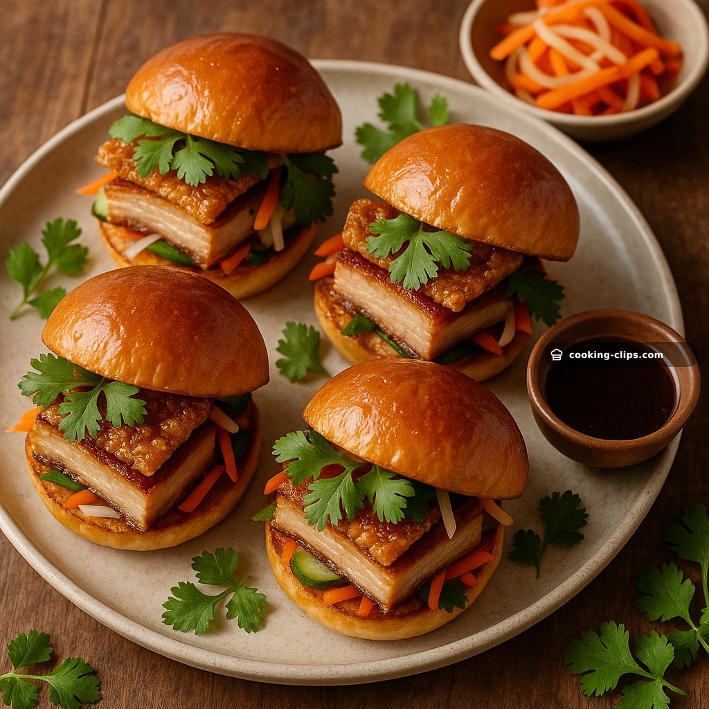Bánh Mì Sliders with Crackling Pork Belly — Lunch recipe