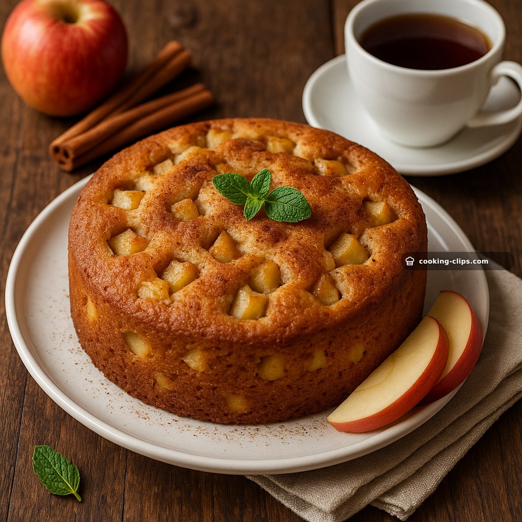 Apple Cinnamon Tea Cake — Dessert recipe