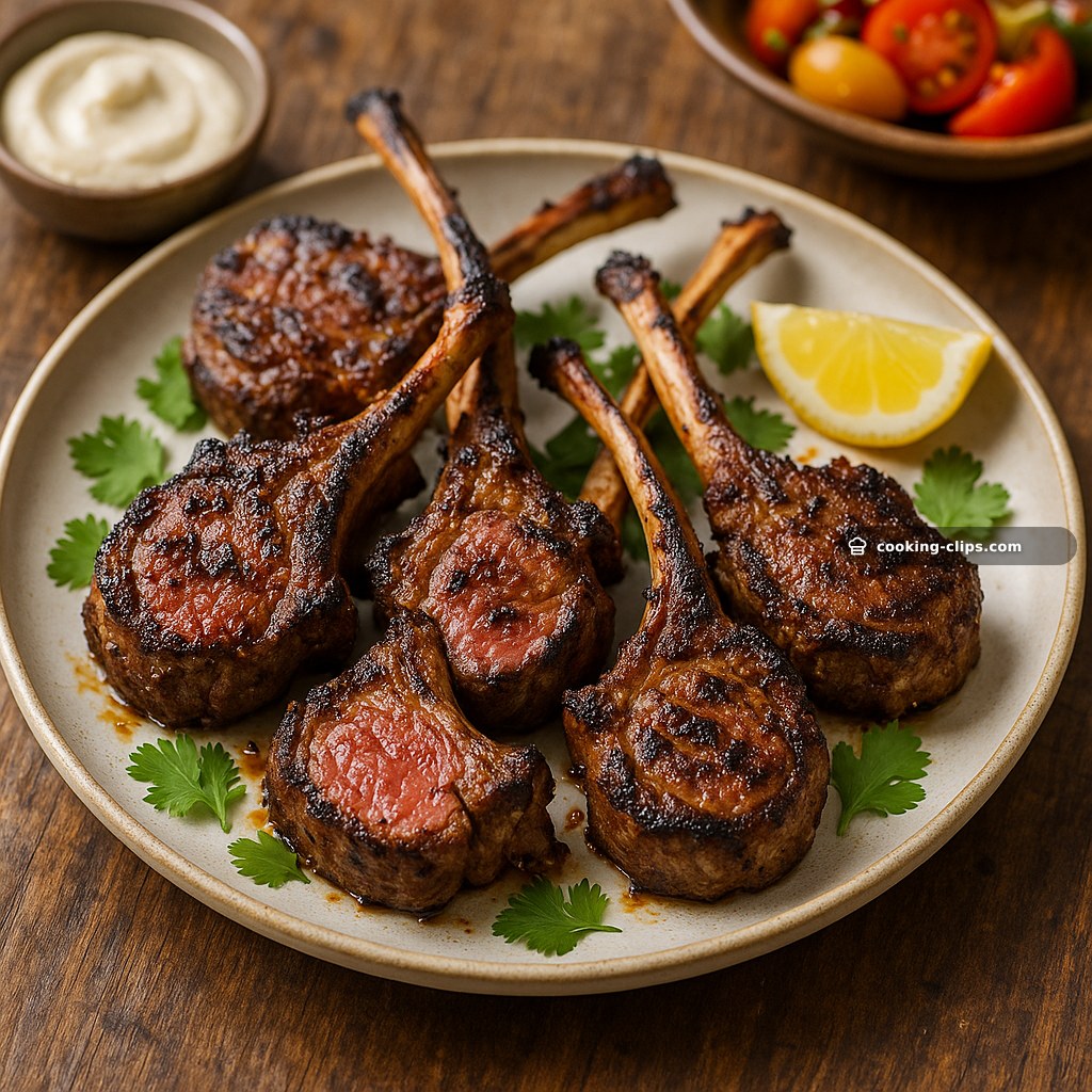 Lamb Popsicles (Char‑Grilled Lamb Cutlets) — Dinner recipe