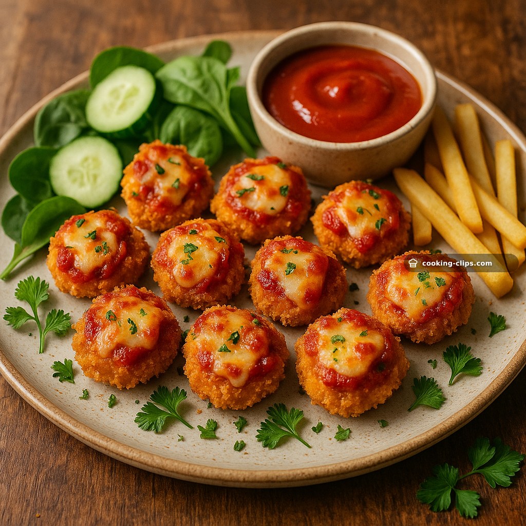 Mini Chicken Parmi Bites (Kid-Friendly!) — Snack recipe