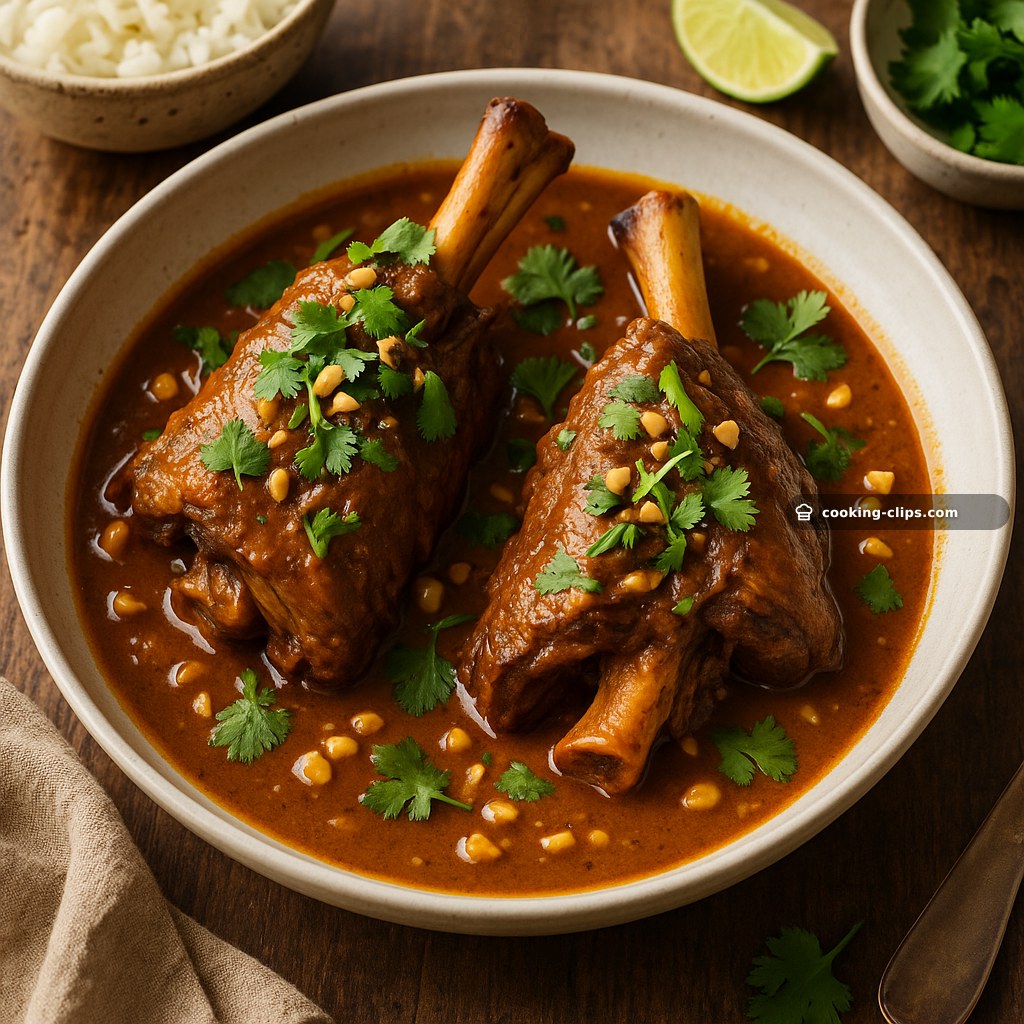 Massaman Lamb Shanks — Dinner recipe