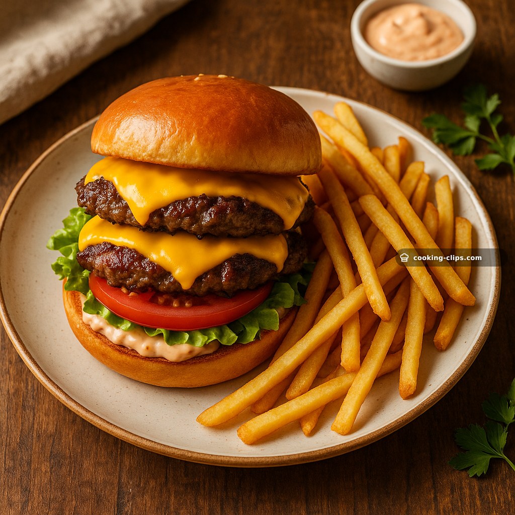 Copycat In‑N‑Out Burger (Double-Double Style) + Crispy Fries — Dinner recipe