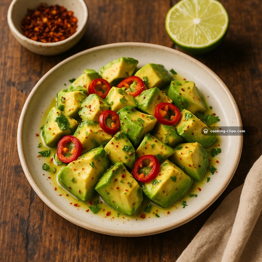 Aguacate con Limón y Chile (Quick Avocado Salad) — Lunch recipe