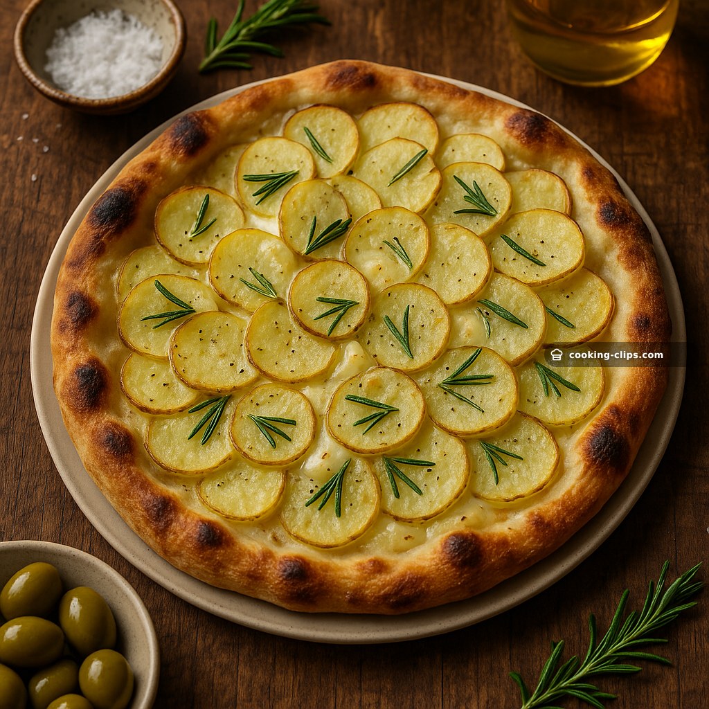 Pizza con Patate (Pizza alle Patate e Rosmarino) — Dinner recipe