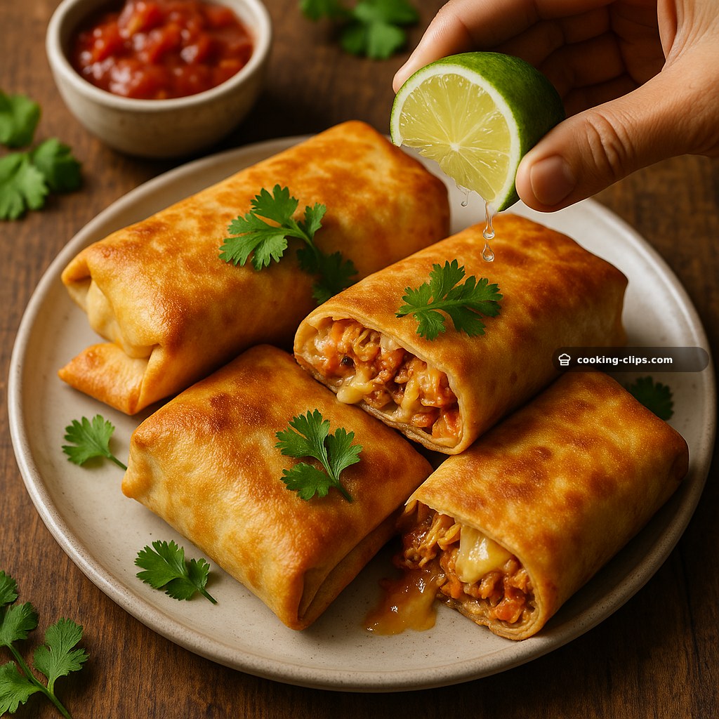 Chicken Chimichangas — Dinner recipe
