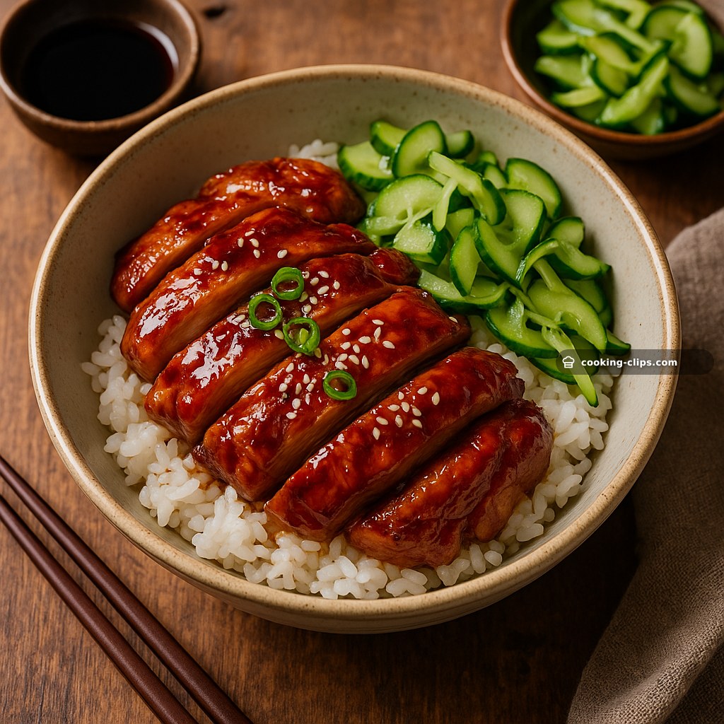 Teriyaki Chicken Donburi (Japanese Chicken Rice Bowl) — Dinner recipe